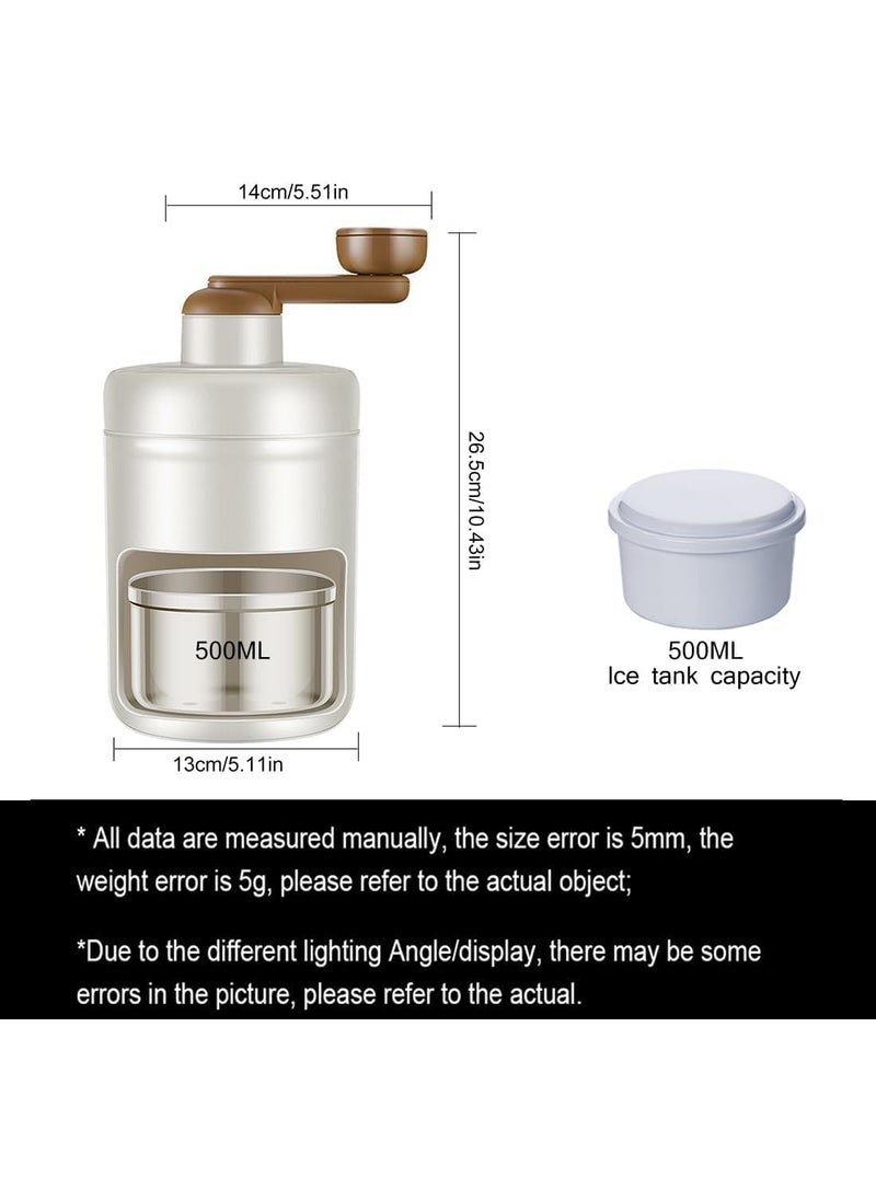 HOMETIC - HOMETIC Shaved Ice Machines and Snow Cone MachinePortable Ice Crusher and Shaved Ice Machine with Ice Cube TraysBPA Free - Image 1
