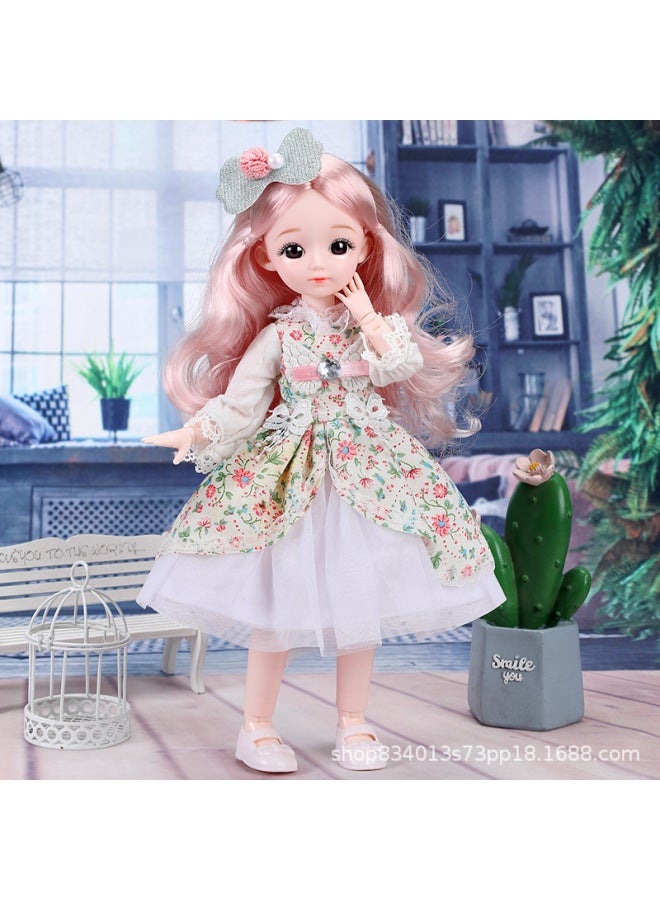 High-looking 30cm Yi Tian Barbie Doll Little Princess Suit 20 Joint BJD Girl Birthday Gift Toy-Color:Dora-Height:Real Eye Version + Full Joint Movable ]  - Image 1