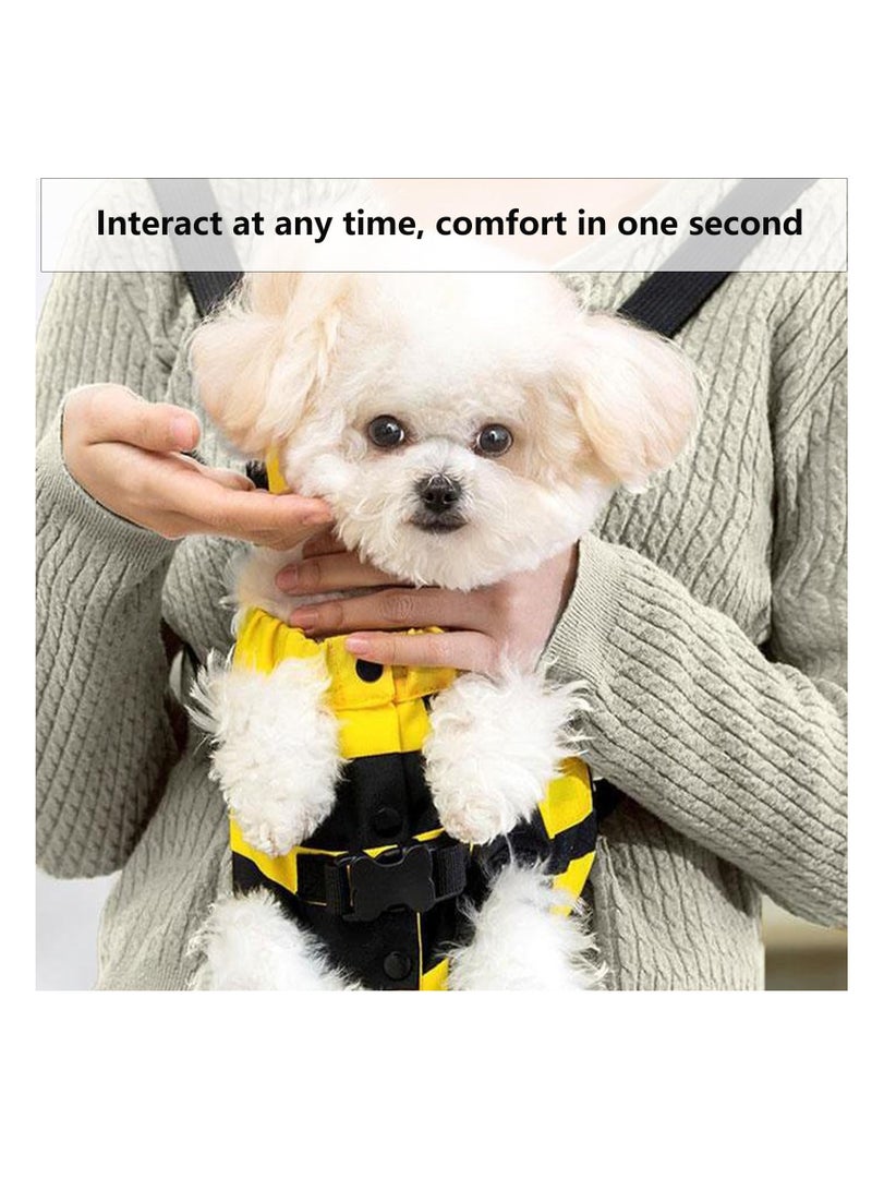 SYOSI Cat Backpack Carrier, Adjustable Pet Front Cat Dog Carrier Backpack Travel Bag, Legs Out Easy-Fit Dog Travel Backpack Carrier for Hiking Camping Cyclings for 8-11lbs Small Medium Dogs Cats Rabbit - Image 1