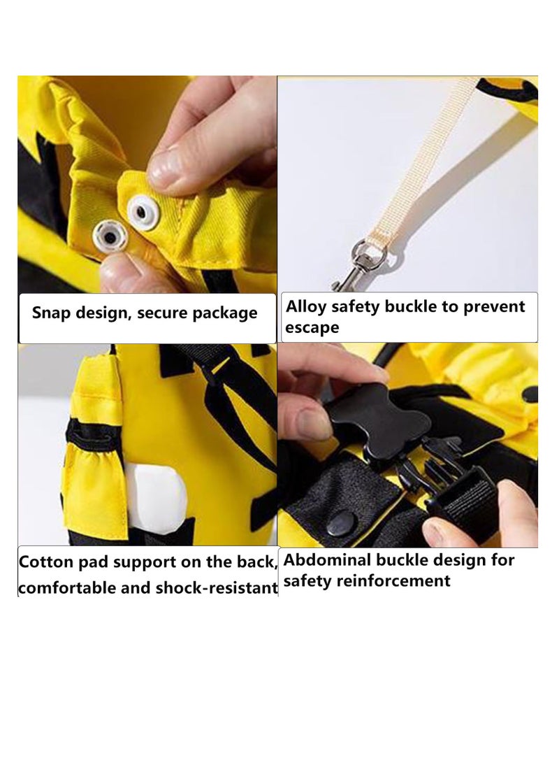 SYOSI Cat Backpack Carrier, Adjustable Pet Front Cat Dog Carrier Backpack Travel Bag, Legs Out Easy-Fit Dog Travel Backpack Carrier for Hiking Camping Cyclings for 8-11lbs Small Medium Dogs Cats Rabbit - Image 4