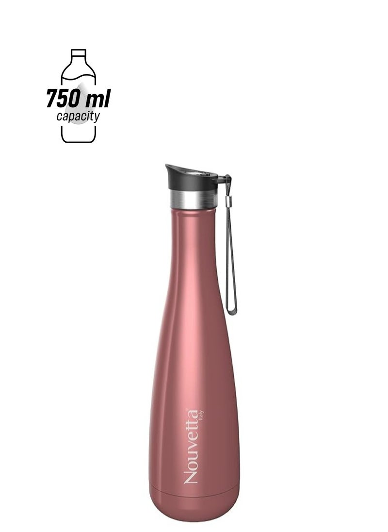 Atlasware Nouvetta LUFT DOUBLE WALL BOTTLE 750 ML - PINK METALLIC  - Image 1