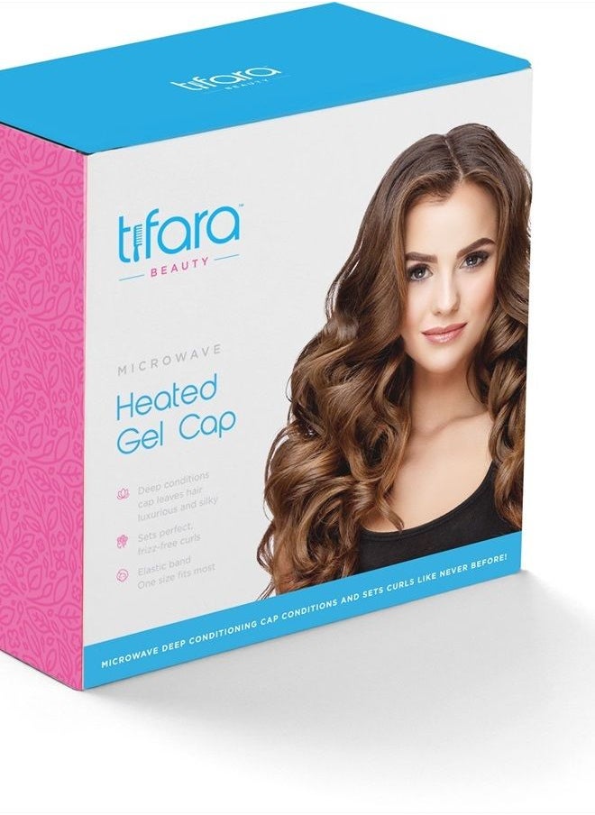 Tifara Beauty - Cordless Deep Conditioning Heat Cap - Hair Styling and Treatment Steam Cap | Heat Therapy and Thermal Spa Hair Steamer Gel Cap - Black … (Standard) - Image 1
