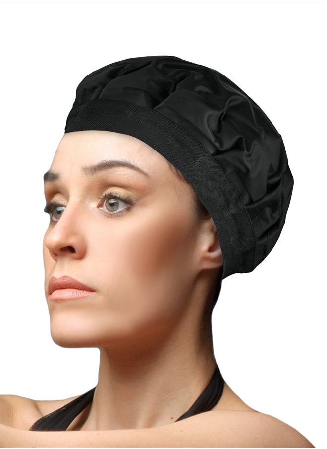 Tifara Beauty - Cordless Deep Conditioning Heat Cap - Hair Styling and Treatment Steam Cap | Heat Therapy and Thermal Spa Hair Steamer Gel Cap - Black … (Standard) - Image 1
