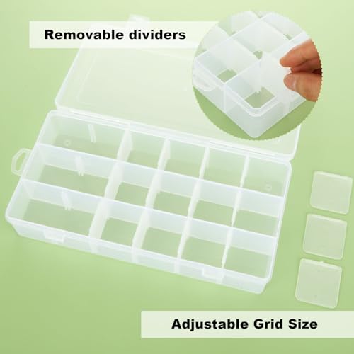 APACALI Plastic Organizer Box with Dividers (18 Grids - 6PCS) - Image 4