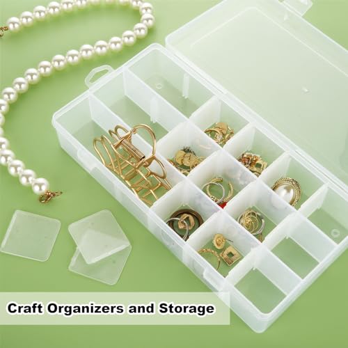 APACALI Plastic Organizer Box with Dividers (18 Grids - 6PCS) - Image 5