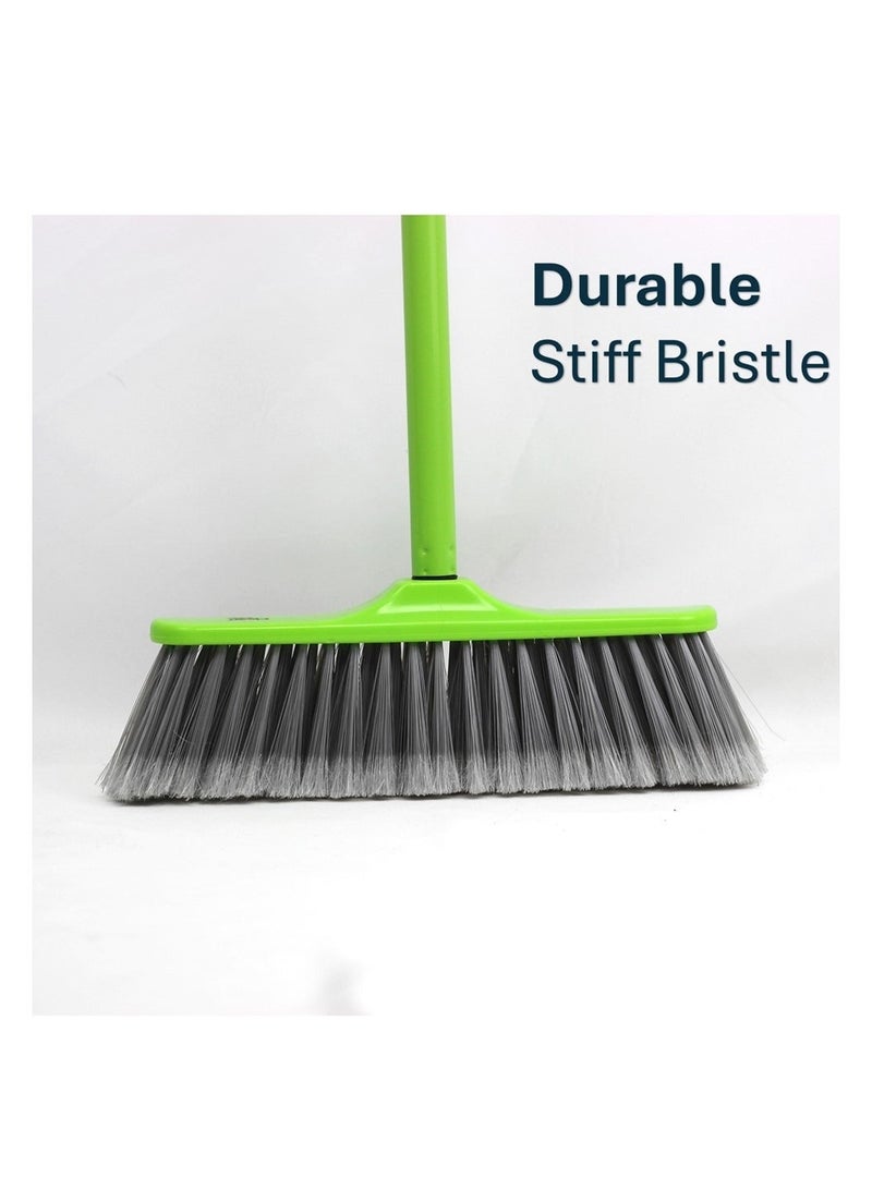 Clean and Care Cleaning Set Combo Indoor Broom Wiper Squeegee Spin Mop All with Iron Stick Long Handle for Home Kitchen Office Assorted color - Image 5