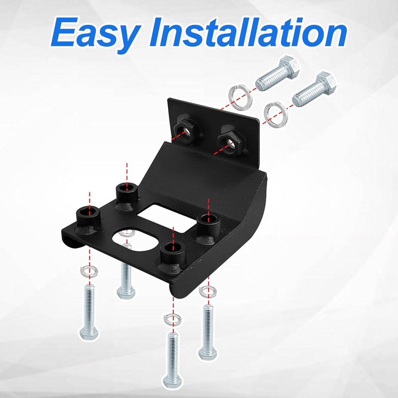 MULAN Cradle Kit Mount Frame Bracket for Kawasaki KLX110 and Suzuki DRZ110 - Black - Image 3