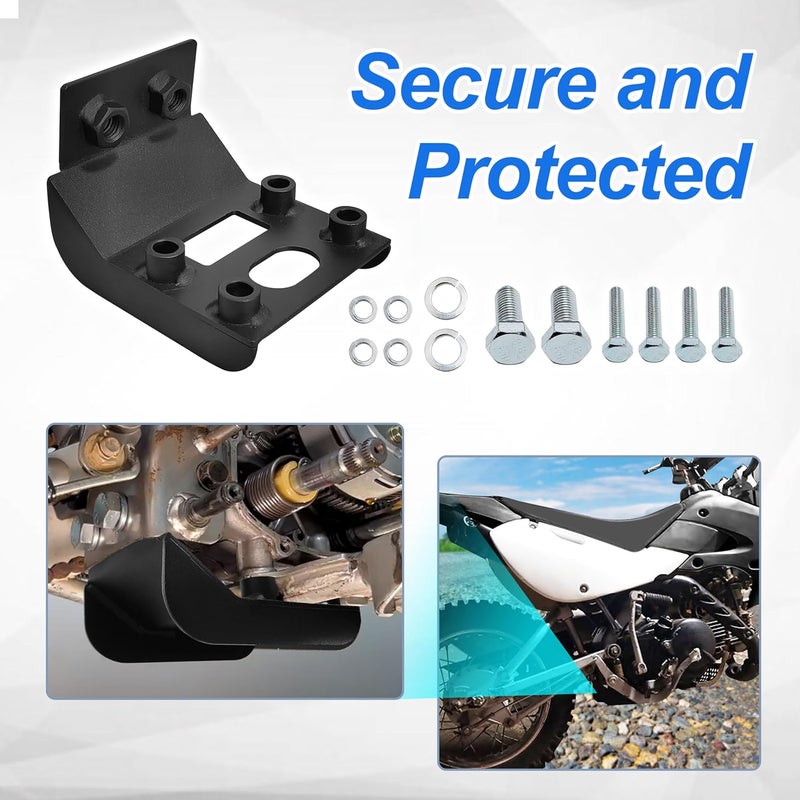 MULAN Cradle Kit Mount Frame Bracket for Kawasaki KLX110 and Suzuki DRZ110 - Black - Image 5