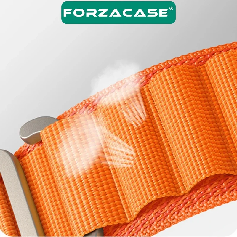 فورزاكاس Apple Watch 7 41MM Compatible Hook Fabric Strap - FC268
