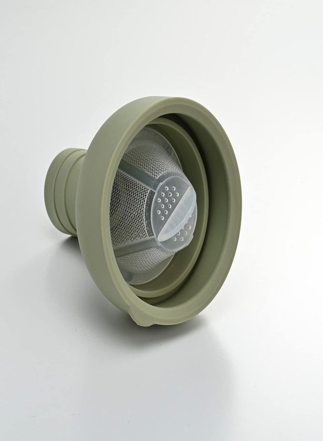 هاريو زجاجة ترشيح هاريو FIB-30-SG، سعة عملية، 300 مل (10.1 أونصة سائلة)، لون أخضر دخاني، صنع في اليابان - Image 2