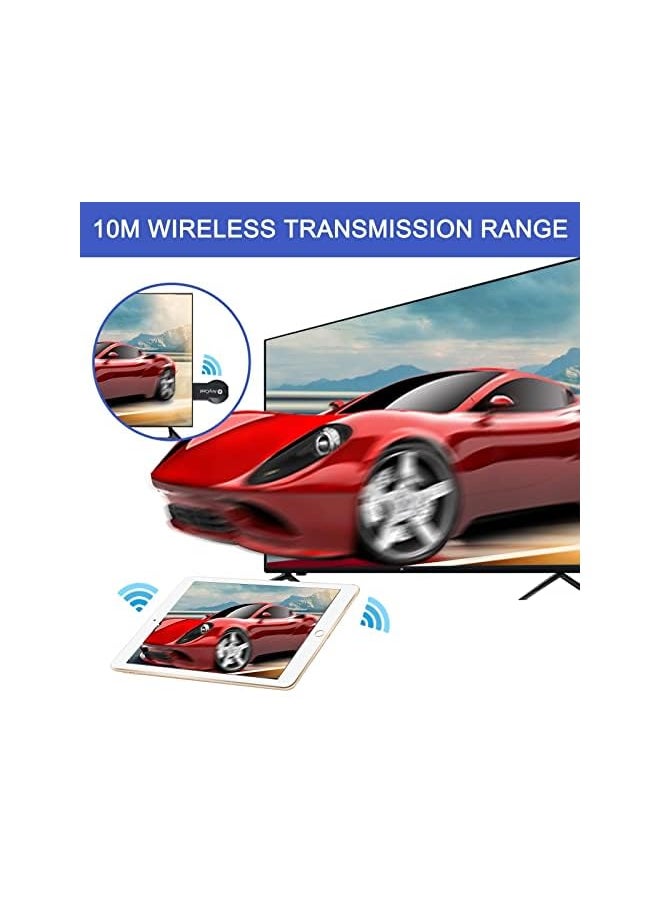 Zaboon - Anycast Hdmi Wireless Display Adapter - Wifi 1080P Mobile Screen Mirroring Receiver Dongle To Tv/Projector Receiver Support Windows Android Mac Ios - Image 1
