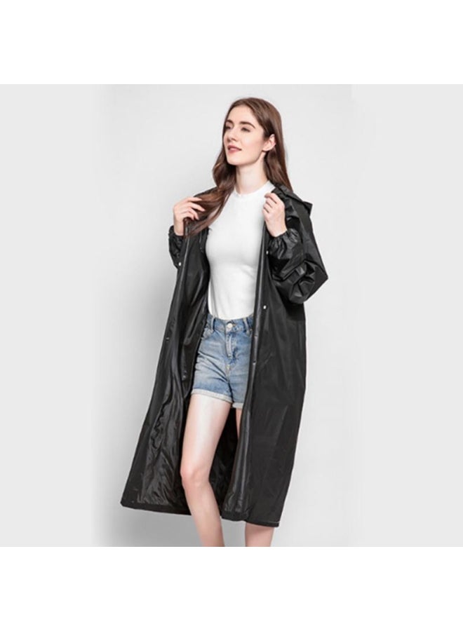 Non-disposable Raincoat Travel Outdoor Concert Men and Women with Same Paragraph Light Poncho Camping Reusable Lightweight Packable Hooded Raincoat