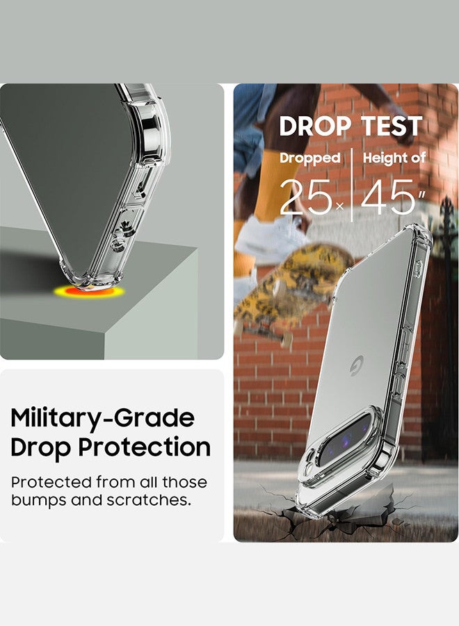 CATANES (for Google Pixel 9 Pro XL) 2 Packs TPU Case and Screen Protector Shockproof Soft TPU Bumper and Hard PC Back Case Anti-Scratch,Drop Protection,Slim Fit Gorilla Case Cover - Image 3