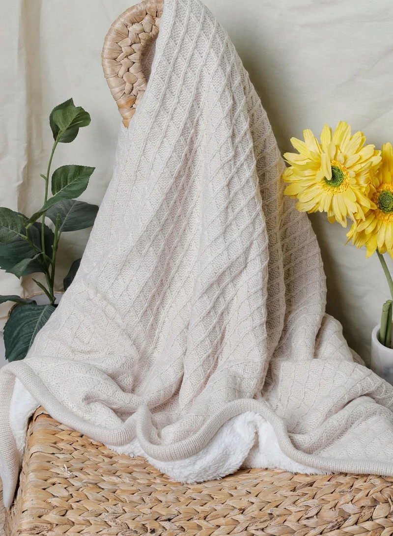 AURORA Knitted Blanket 127 X 152Cm