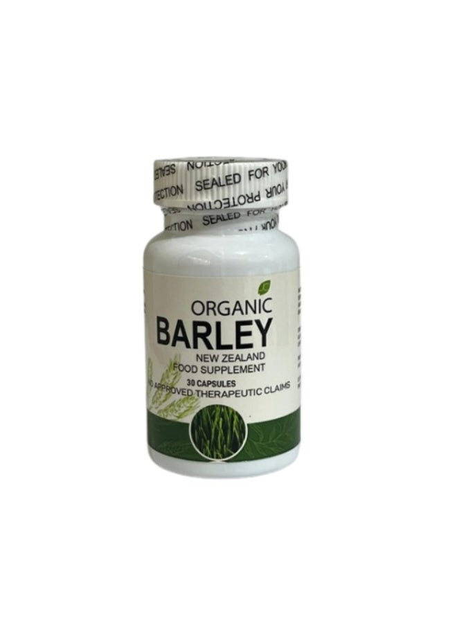 Organic Barley New Zealand Food Supplement Caps