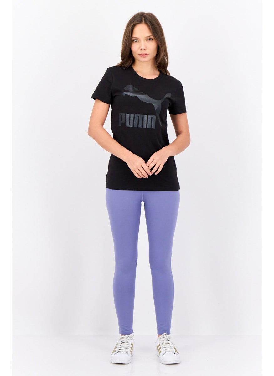 PUMA Women Sportswear Fit Short Sleeves Outdoor Top, Black  - Image 3