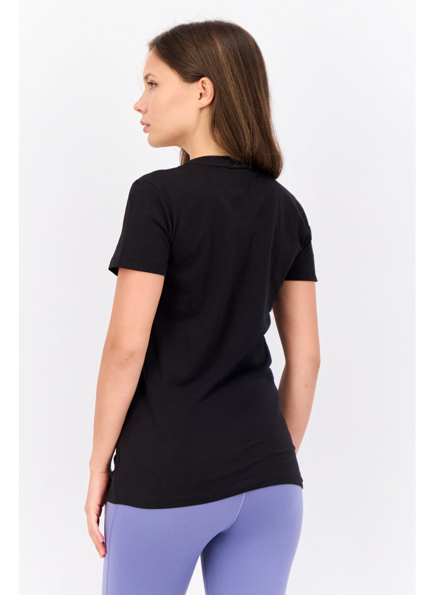 PUMA Women Sportswear Fit Short Sleeves Outdoor Top, Black  - Image 4