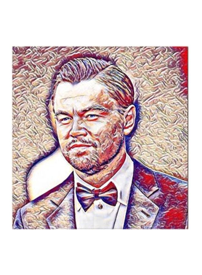 RYN Leonardo Dicaprio MDF Wall Art Multicolour 30x30centimeter - Image 2
