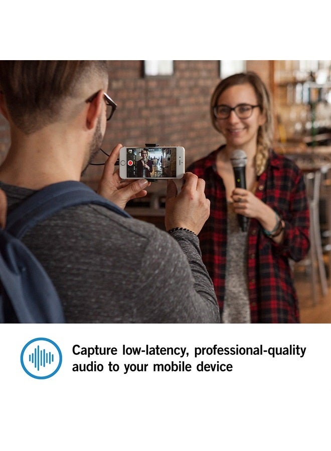 Samson نظام وايرلس محمول احترافي Go Mic Mobile لتصوير الفيديو، أسود - Image 3