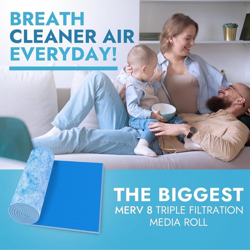 Air Vent Filter - 90" x 12" Triple Filtration for Dust and Allergy Reduction - Image 5