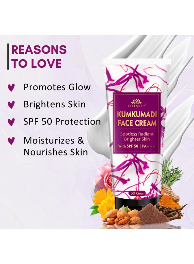 INTIMIFY Kumkumadi Face Cream ,Suits all Skin Types 50 gm - Image 2