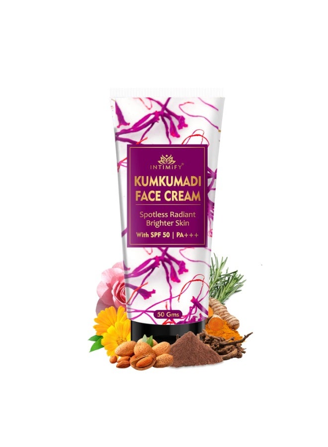 INTIMIFY Kumkumadi Face Cream ,Suits all Skin Types 50 gm - Image 1