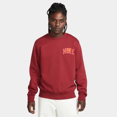 Nike Men's Club Fleece Long-Sleeve Sweatshirt