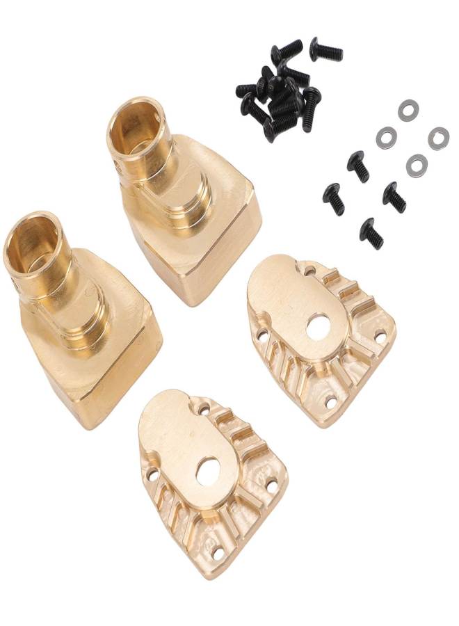 1 Pair RC Rear Axle Seat Fit for AXIAL AXP8 Gilamon 1/8 Car Replacement Set Brass - Image 2
