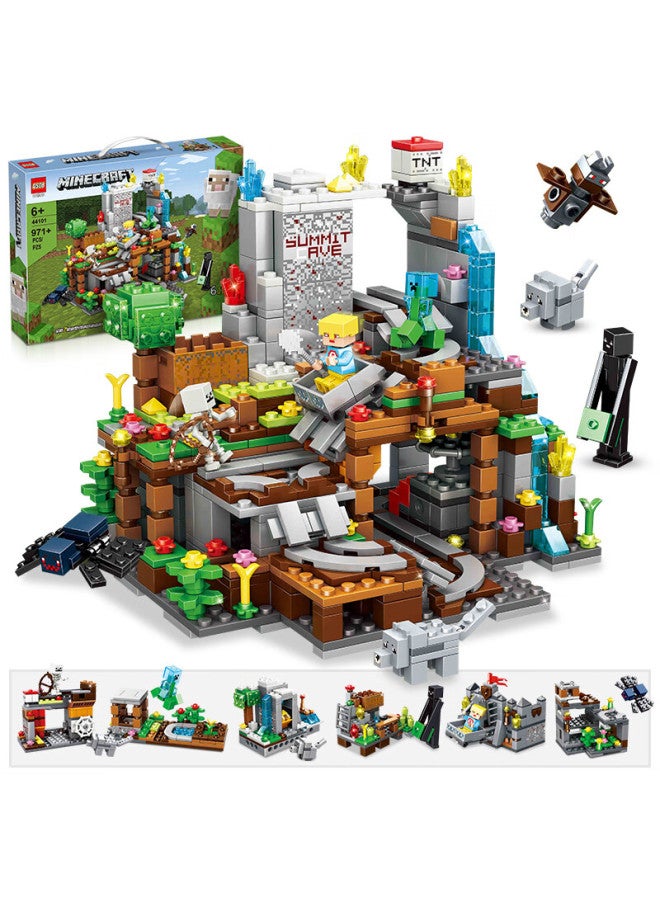 Qiji Minecraft Building Block Toy Set, Assembly And Interlocking Cubes, Birthday And Christmas Gift For Boys And Girls