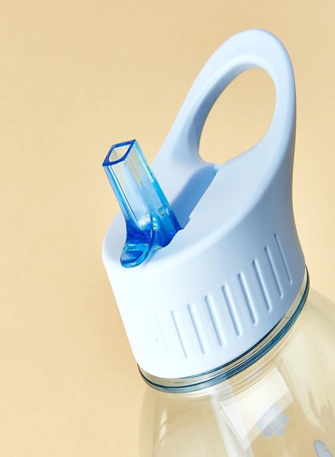 MINISO Disney Lilo & Stitch Plastic Water Bottle 34 OZ for School or Travel, BPA-Free Plastic Bottle With Screw Top And Flip-Up Straw Lid, Sports Hydration(Stitch) for kid - Image 4