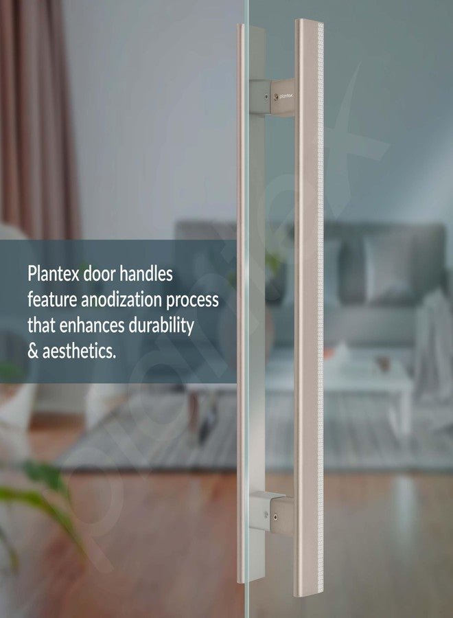 Plantex 12 Inch Main Door Handle/Aluminium Handle for Door/Pull-Push Handle for Home/Office/3 Years Warranty Pack of 1 (APS-612, Satin) - Image 4