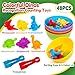 FQKIOMY Dinosaur ToysColor Sorting Toys for ToddlersMontessori Education Learning ToyToddler Activities Sensory Training Counting Games Christmas Stocking Stuffers Gifts for 3 Year Old Boys Girls - Image 4