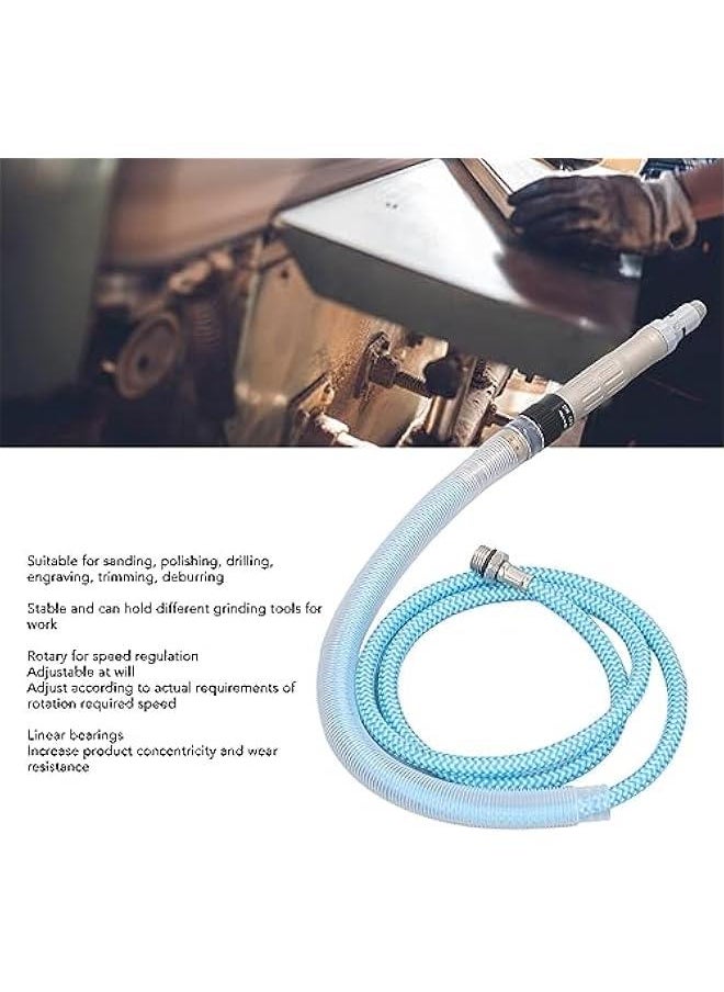 Generic - Pneumatic Engraving Pen, Pencil Die Grinder Air Tool, 1/4in 70000rpm Adjustable Air Micro Pencil Grinder Kit Polishing Machine Air Grinder Tool for Sanding, Drilling, Trimming - Image 1