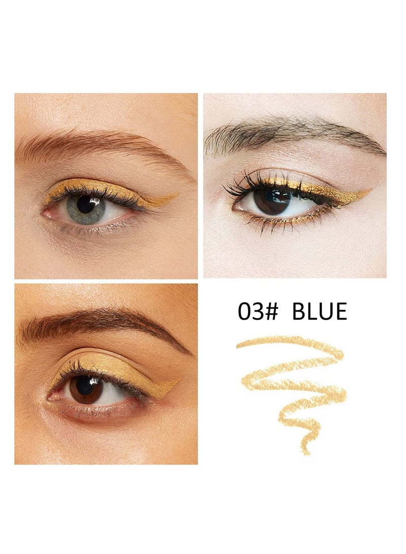 SYOSI Cream Gel Eyeliner Stick, 2Pcs Waterproof and Smudge Resistant, Easy Glide Application, Pearlescent Creamy Makeup Eyeliner for Women, Long-lasting and Versatile  - Image 2