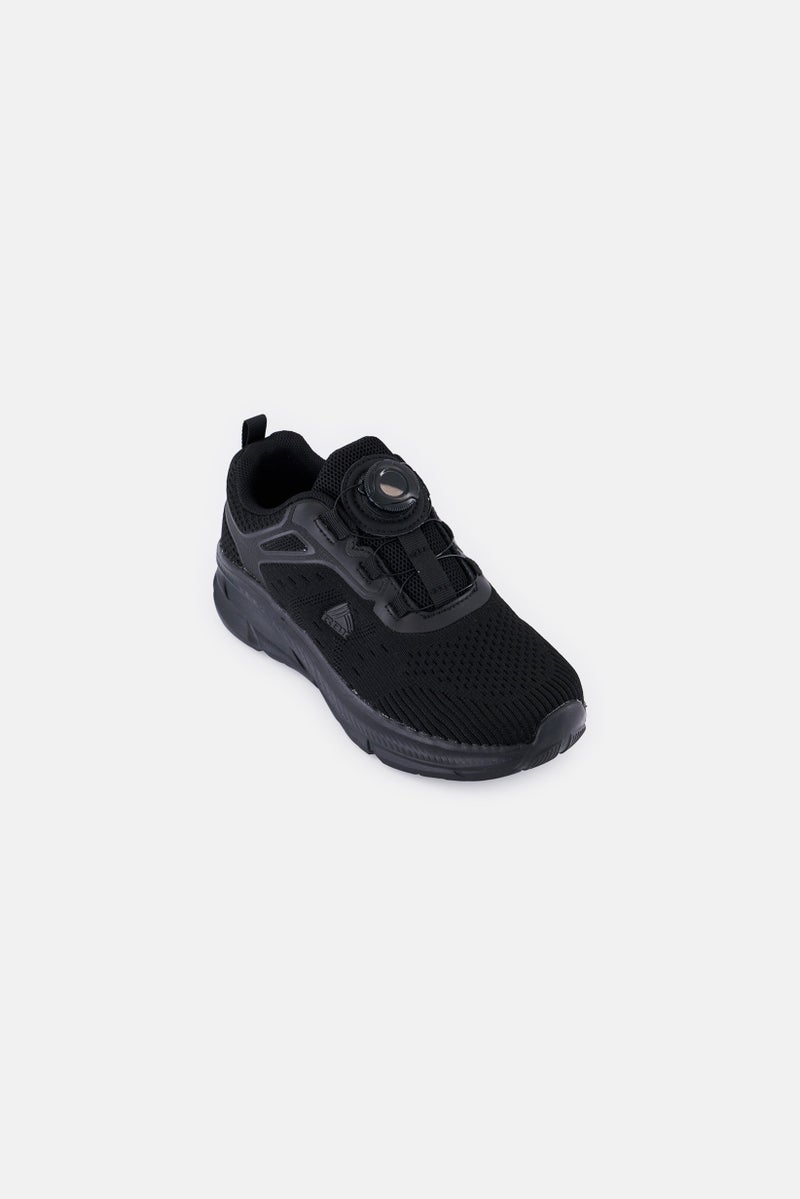 RBX Kids Boys Laces Disc Closure School Shoes, Black  - Image 1