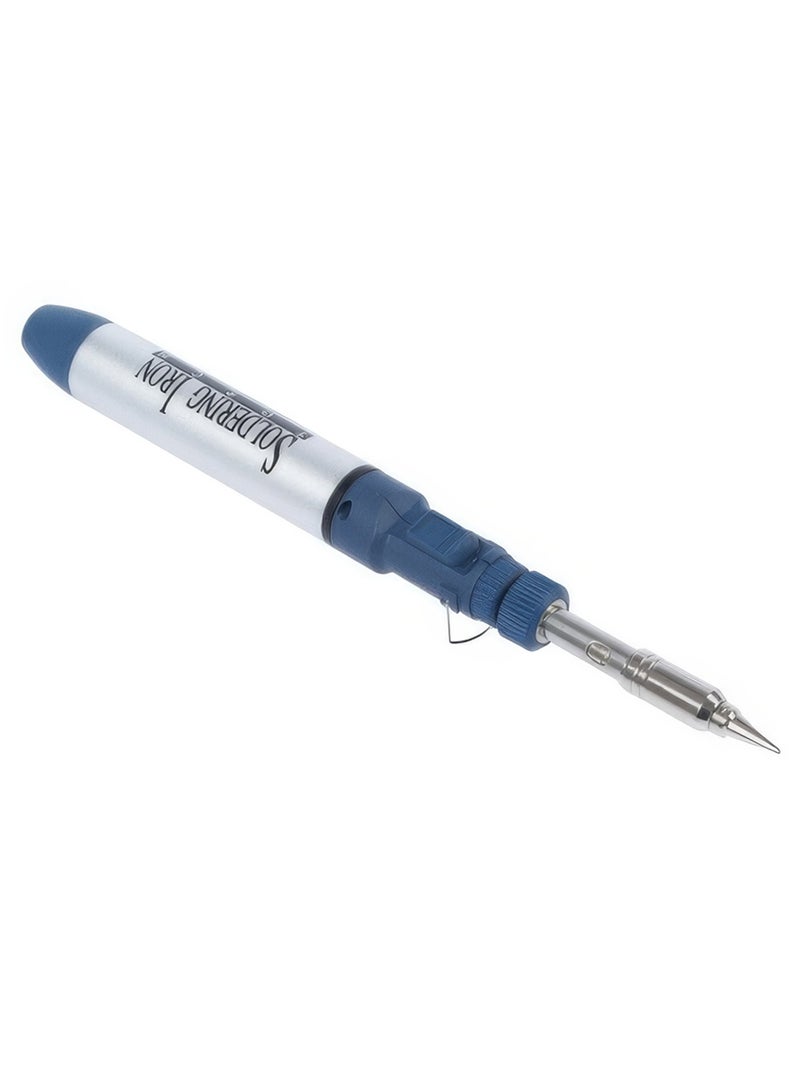 A-HOT 3-In-1 Heavy Duty Cordless Soldering Iron with Gas Torch and Hot Blow Blue and Silver 6 inch PT-230 - Image 4