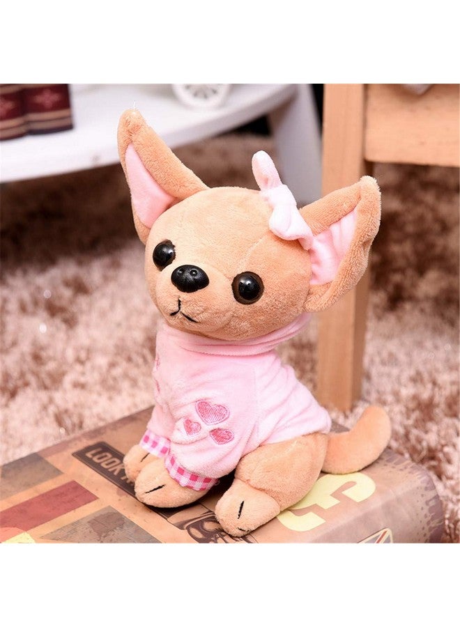 SUSHAFEN Stuffed Dog Puppy Toy Plush Toy Soft Doll Stuffed Animal Pillow Birthday Gift Present Cute Dog Ornaments Decoration Handicraft House Desktop Decoration Prop, 17cm/6.7" - Image 4