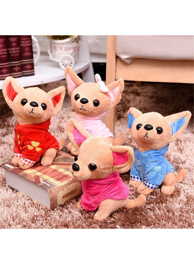 SUSHAFEN Stuffed Dog Puppy Toy Plush Toy Soft Doll Stuffed Animal Pillow Birthday Gift Present Cute Dog Ornaments Decoration Handicraft House Desktop Decoration Prop, 17cm/6.7" - Image 5