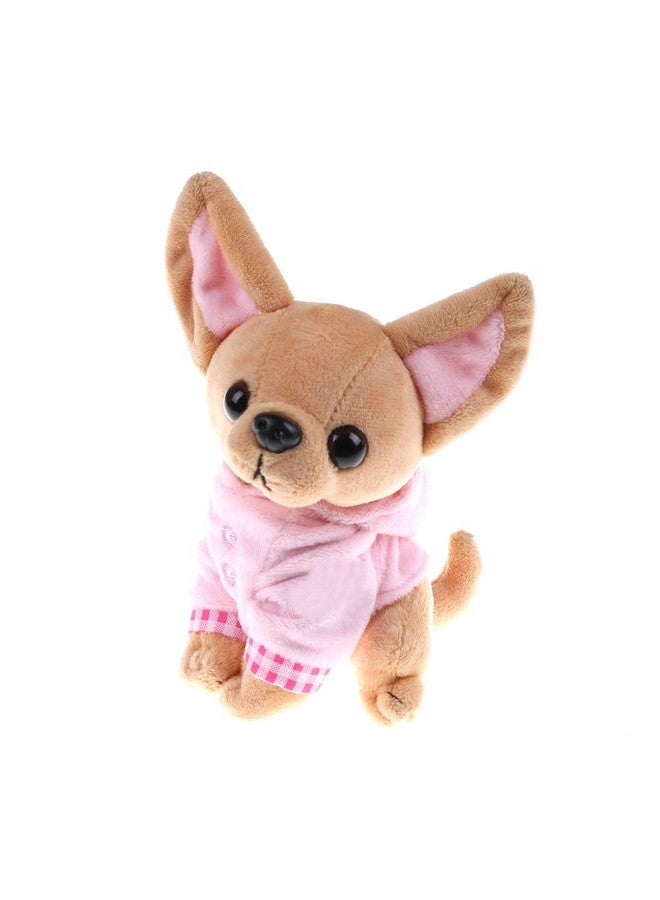 SUSHAFEN Stuffed Dog Puppy Toy Plush Toy Soft Doll Stuffed Animal Pillow Birthday Gift Present Cute Dog Ornaments Decoration Handicraft House Desktop Decoration Prop, 17cm/6.7" - Image 1