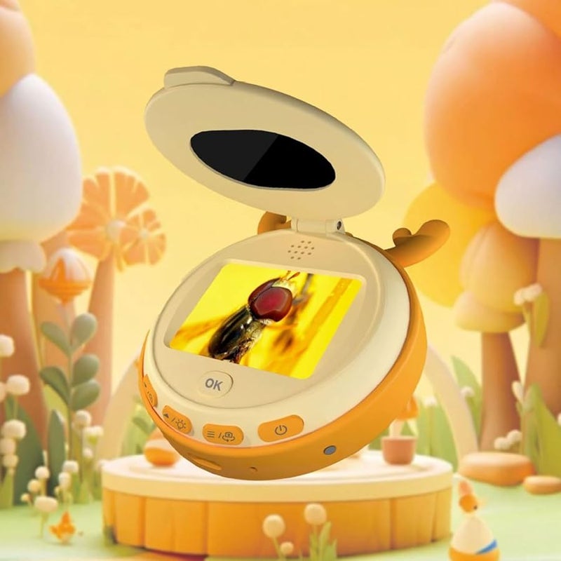 Fockety Kids Digital Microscope 4X Magnification Handheld STEM Toy with Color Screen - Image 4