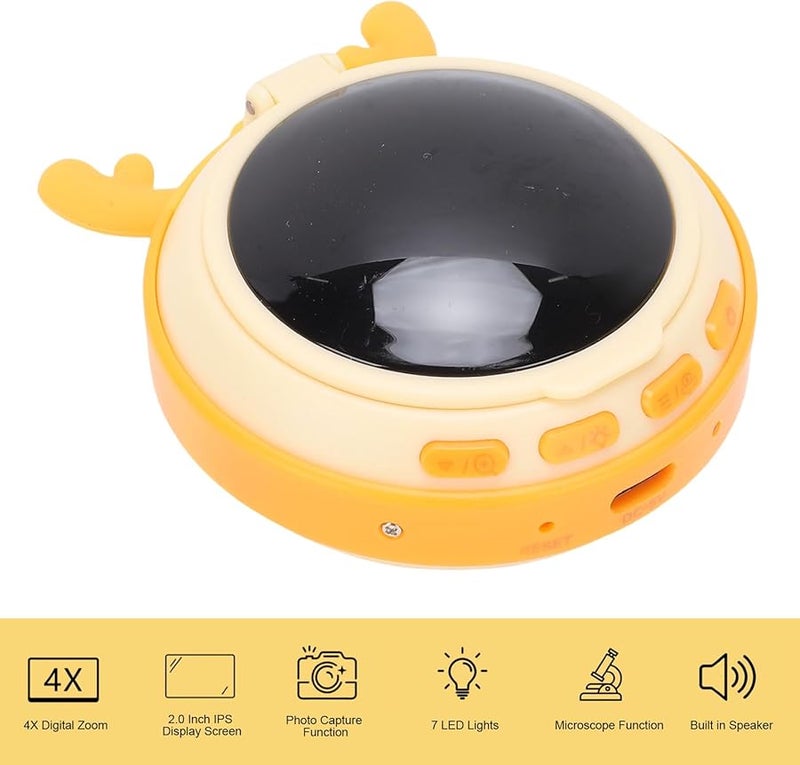 Fockety Kids Digital Microscope 4X Magnification Handheld STEM Toy with Color Screen - Image 5