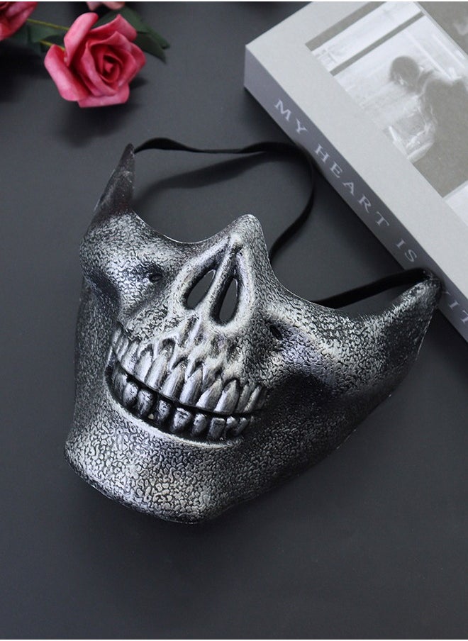 Generic - 1 Piece Halloween Masquerade Mask Skull Skeleton Mask Half Face Skeleton Skull Masks For Party - Image 1