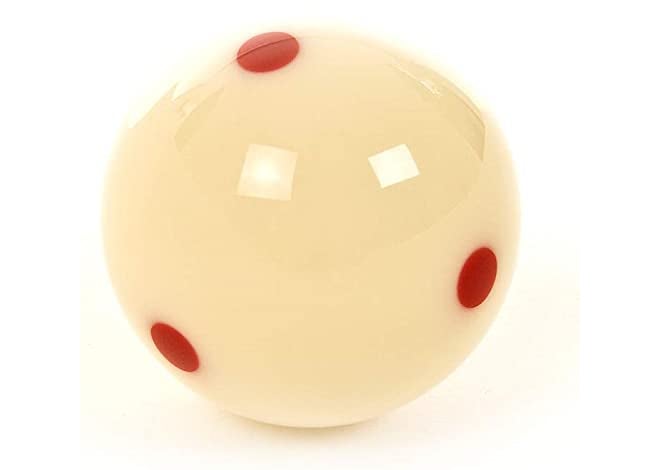 American Pool Practice Dotted Cue Ball for Pool Tables - 57MM
