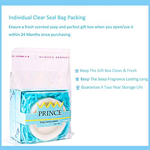AIXIANG 24 Pack Handmade Prince Blue Crown Style Soap Favors for Baby Shower Favors Keepsakes Baby Birthday Decorations for Boy - Image 3