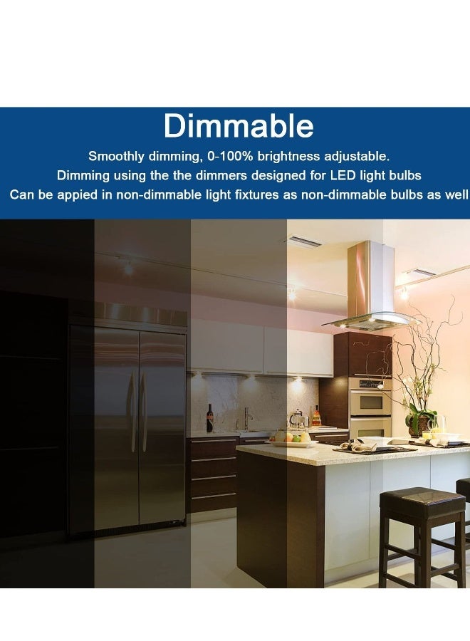 8 عبوة مصباح LED G8 قابل للتعتيم لاضاءة قرصية، مصابيح بديلة لمصباح الهالوجين، ضوء أبيض دافئ لإضاءة أسفل الطاولة المطبخ وأسطح الخزائن - Image 4