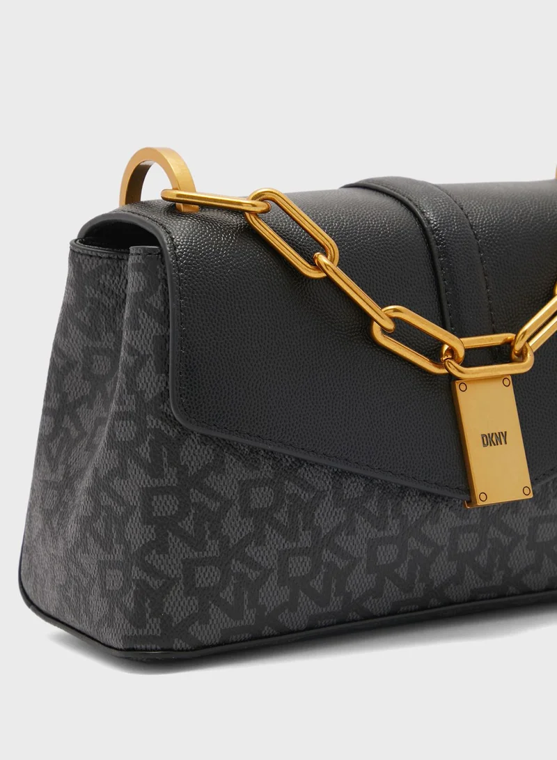 DKNY Top Handle Flap Over Crossbody