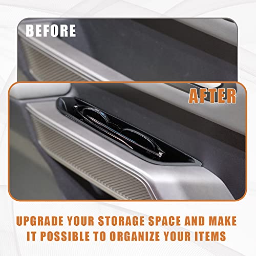 TripleAliners for Bronco 2021-2024 Door Handle Storage Organizer Inner Tray Phone Pocket Insert Box 2PCS Compatible with Bronco 2021 2022 2023 2024(Door Handle Storage Box) - Image 5