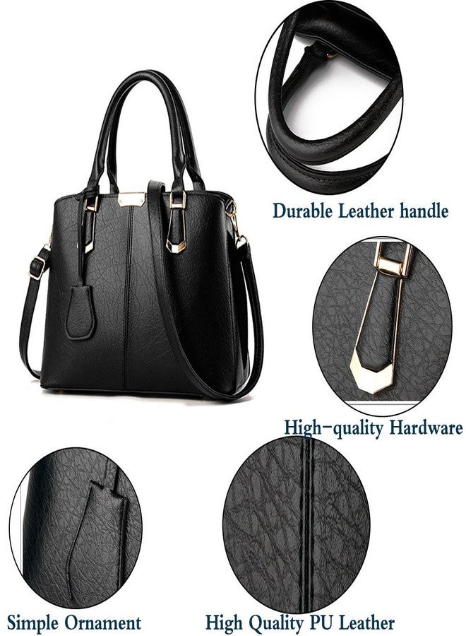 FiveloveTwo Women Satchel Handbag Tote Purse Top Handle Bag Shoulder Bag bronze - Image 5