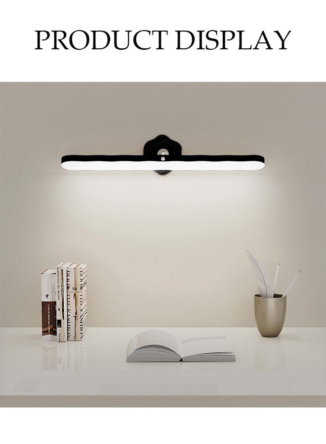 DUNISO LED Mirror Light, 360° Rotating, Magnetic, Rechargeable, Touch, Warm Light, Black - Image 5
