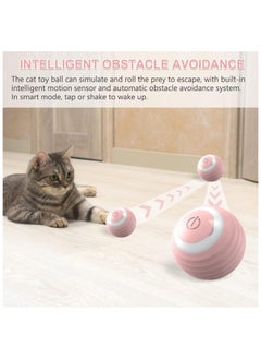 RTYY Interactive Cat Toy Ball,  Smart Ball cat Toy for Indoor Cat Kitten,Cat Toys Gift for Your Kitty (Pink)  - Image 5